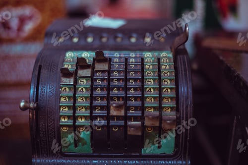 Preview: vintage comptometer machine
