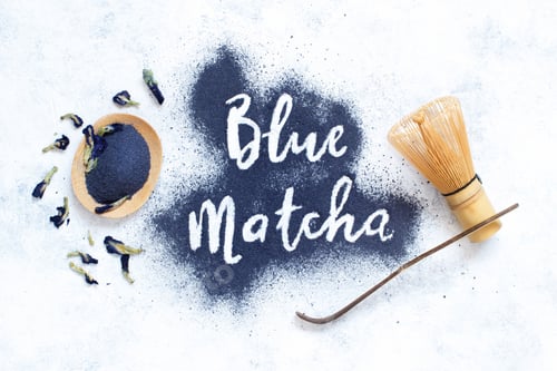 Preview: Blue matcha powder
