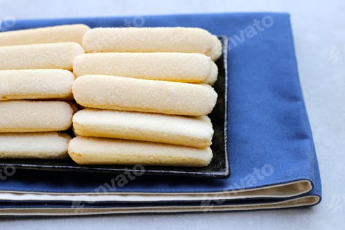 Preview: Sponge finger cookies, Italian savoiardi biscuit snack