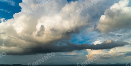 Preview: colorful dramatic sky with cloud at sunset