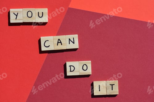 Preview: You Can Do It, positive phrase, words of encouragement
