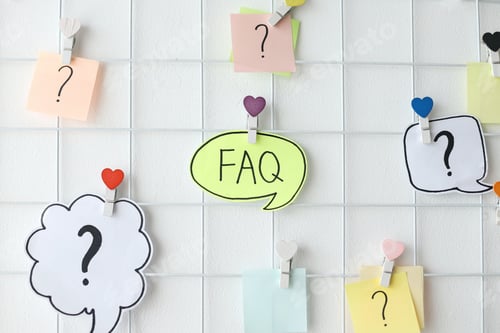 Preview: FAQ Written On Buble Chat