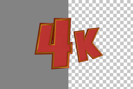 Preview: Thanks 4K 3D Icon
