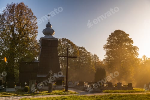 Preview: Charming Wooden Orthodox Church in Rural Poland's Podkarpacie Region
