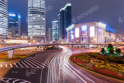 Preview: bustling metropolis of at night