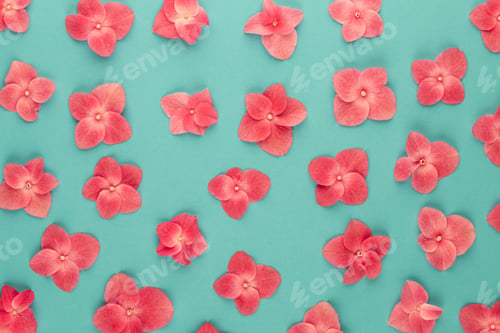 Preview: Springtime floral greeting card template.