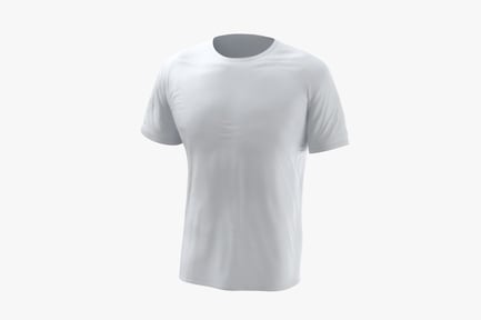 Preview: Male Crew Neck T-Shirt - Athletic Wear