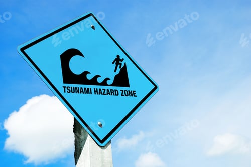 Preview: Tsunami warning sign
