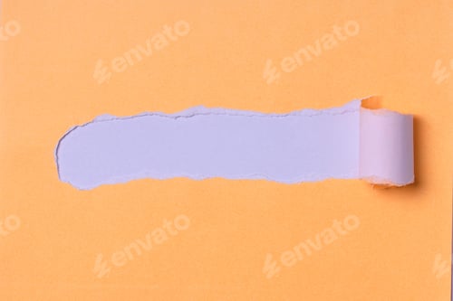 Preview: Pastel color torn paper