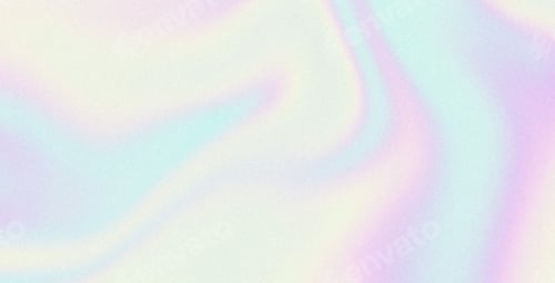 Preview: Pastel colors fluid gradient background grainy texture holographic abstract poster cover design