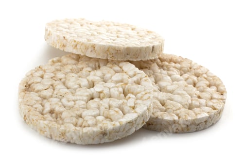 Preview: Corn crackers isolated on white background