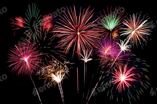 Preview: fireworks, celebration, exploding
