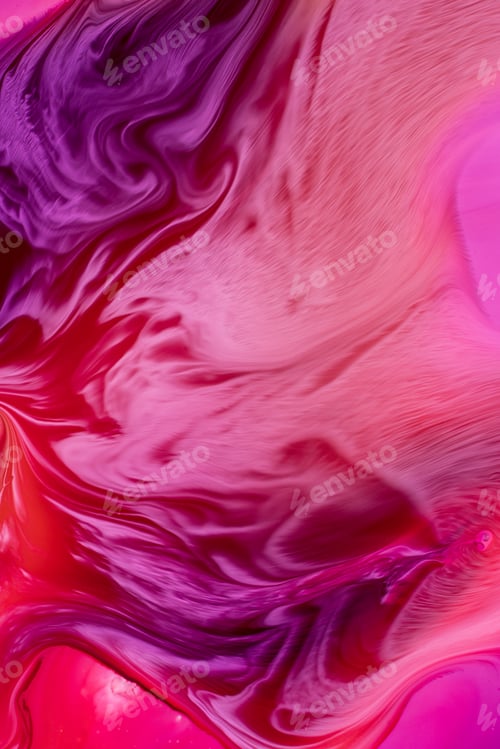 Preview: Abstract flow of liquid paints in mix