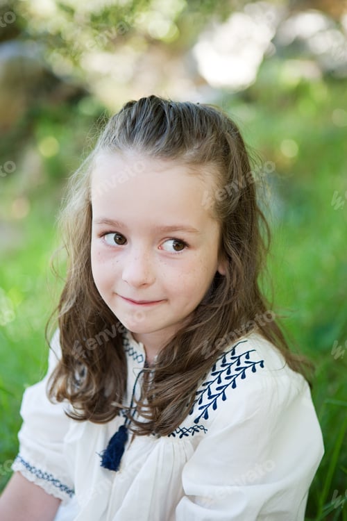 Preview: Portrait of a girl outdoors