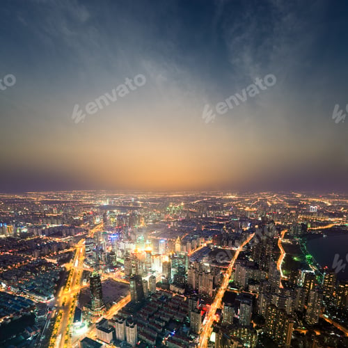 Preview: shanghai metropolis at night