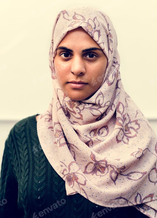 Preview: A cheerful Muslim woman