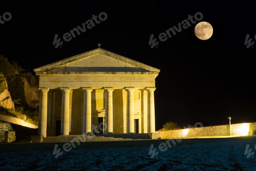Preview: Church of Saint George, in the Old Fortress at Corfu island, Gre