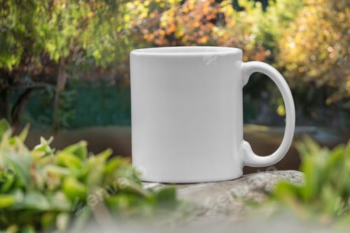Preview: mockup, realistic, mug, advertisement