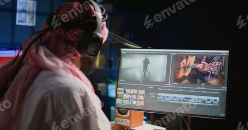 Preview: Content creator editing project
