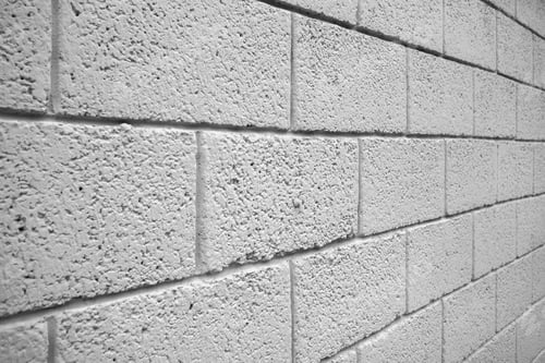 Preview: White brick block wall