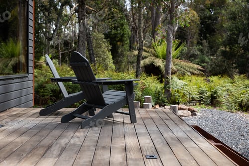 Preview: tiny home cabin off the grid remote decking chairs travel