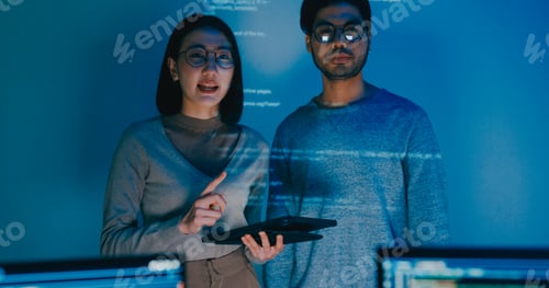 Preview: software developers mentor leader manager talk strategy plan to executive write prompt AI bot IT app