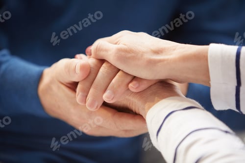 Preview: Senior Couple Holding Hands