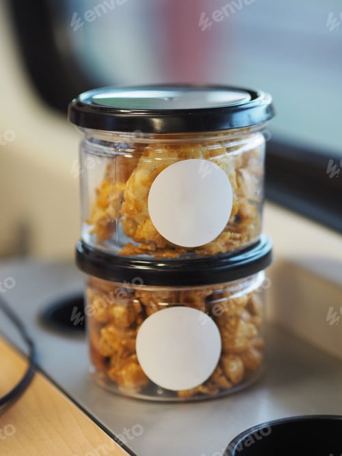 Preview: candies in plastic cans