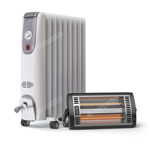 Preview: Oil and halogen or infrared heaters .Heating devices and climate