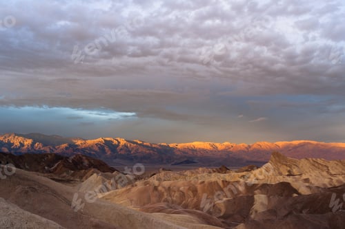 Preview: Rugged Badlands Amargosa Mountain Range Death Valley Zabriske Point
