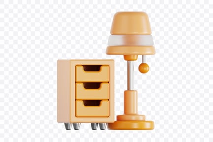Preview: Bedside Drawer Lamp