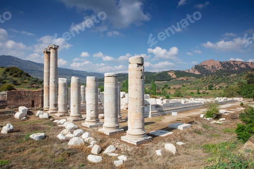 Preview: The Temple of Artemis. Sardes Ancient city. Manisa, Turkey. UNESCO World Heritage Tentative List.