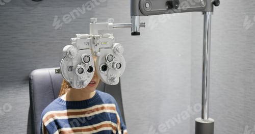 Preview: Woman checks her eyes