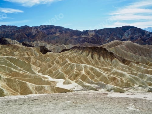 Preview: zabriskie point in a hot sunny day