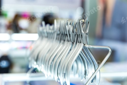 Preview: Dental tooth extraction equipment closeup