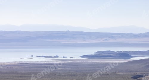 Preview: Aerial View of Mono Lake near Lee Vining, California