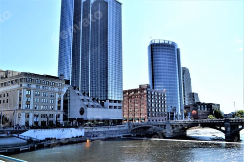 Preview: River front city Grand Rapids Michigan