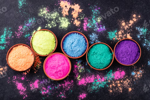 Preview: Gulal colors for Indian Holi festival