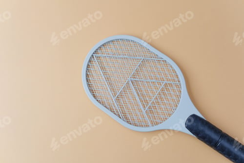 Preview: Electric bug zapper on beige background