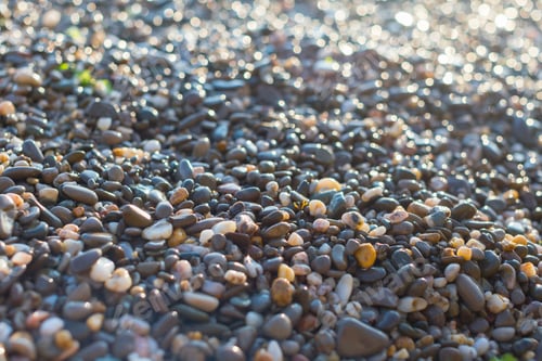 Preview: Natural colorful stone on the beach