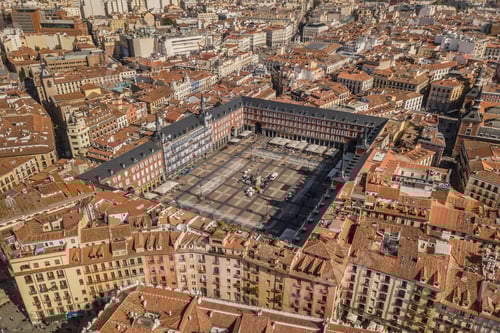 Preview: Aerial view of Plaza Mayor