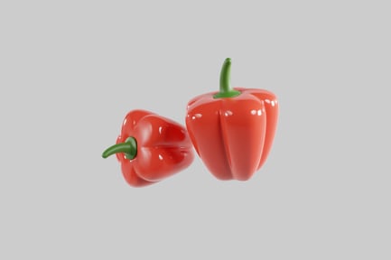 Preview: Red bell peppers duo