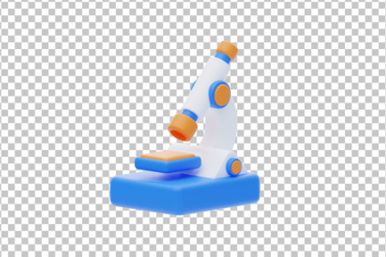 Preview: Microscope 3D Icon