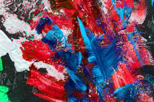 Preview: close up macro of paint brush color abstract backgrounds