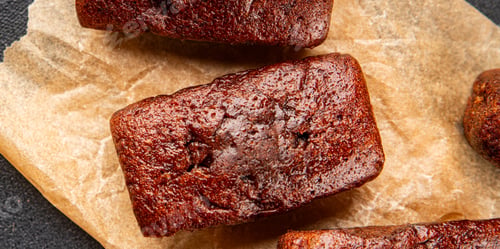 Preview: Financier biscuit chocolate cookie sweet dessert fresh delicious gourmet food