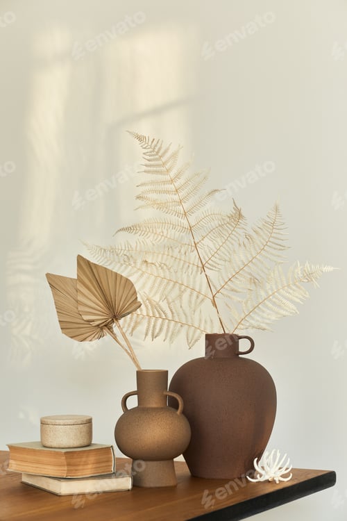 Preview: Stylish composition on the wooden table