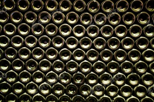 Preview: Stack of wine bottles, full frame