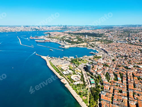 Preview: Aerial drone view of Istanbul, Turkey