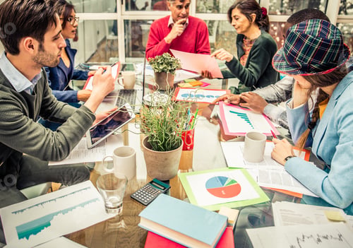 Preview: Team of creative business people