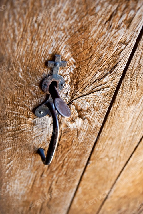 Preview: Old bronze lock